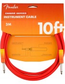 Fender 10ft Ombré Instrument Cable, Tequila Sunrise