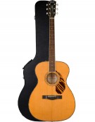 Fender PO-220E Orchestra, Ovangkol Fingerboard, Natural, with Hardshell Case