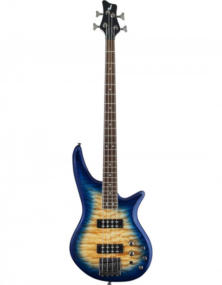 Jackson JS SERIES SPECTRA BASS JS3Q, Laurel Fingerboard, Amber Blue Burst