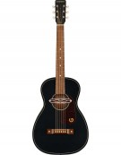 Gretsch Current:Deltoluxe Parlor, Walnut Fingerboard, Tortoiseshell Pickguard, Black Top