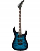 Jackson JS SERIES DINKY® JS20 DKQ 2PT, Amaranth Fingerboard, Transparent Blue