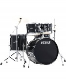 Tama Stagestar ST50H5-BNS, 5-Piece Shell Set with Hardware, Black Night Sparkle