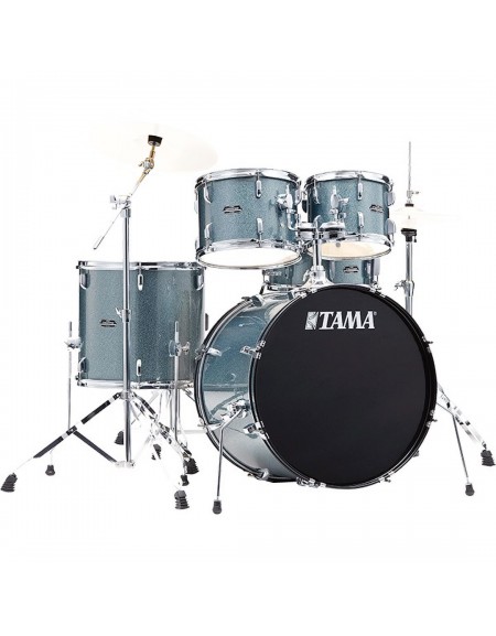 Tama Stagestar ST50H5-SEM, 5-Piece Shell Set with Hardware, Sea Blue Mist