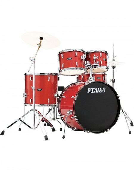 Tama Stagestar ST52H5-CDS, 5-Piece Shell Set with Hardware, Candy Red Sparkle
