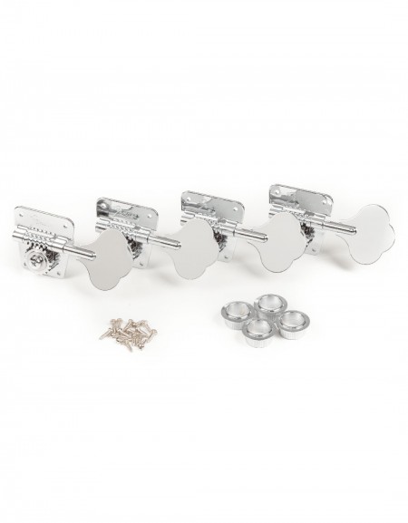 Fender Pure Vintage '70s Bass Tuning Machine Set, Nickel