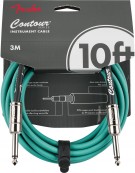 Fender Contour™ Series Instrument Cables, Sherwood Green
