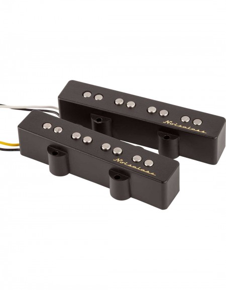 Fender Vintage Noiseless™ Jazz Bass Pickup Set, Black
