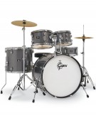 Gretsch Renegade GR801.052, 5-Piece Shell Set with Cymbals and Hardware, Grey Sparkle