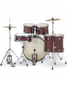 Gretsch Renegade GR801.054, 5-Piece Shell Set with Cymbals and Hardware, Ruby Sparkle