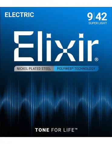 Elixir 12000 Polyweb Coated - Super Light / (.009-.042)