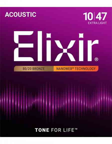 Elixir 11002, Nanoweb Extra Light (10-47)