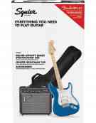 Squier Affinity Series™ Stratocaster® HSS Pack, Frontman 15G Amp, Maple Fingerboard, Lake Placid Blue