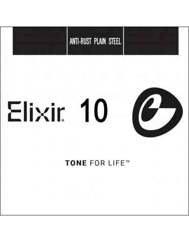 Elixir 13010, (.010) Anti-Rust Plain Steel Single String