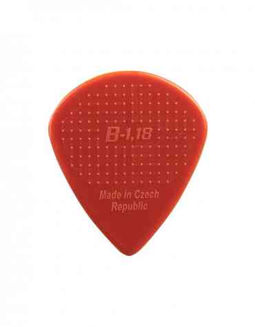 Gewa JAZZ B medium shape D-Grip Pick Janicek Nylonpicks